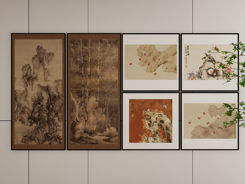 New Chinese Decorative Painting Traditional Chinese Painting Ancient Painting Hanging Painting