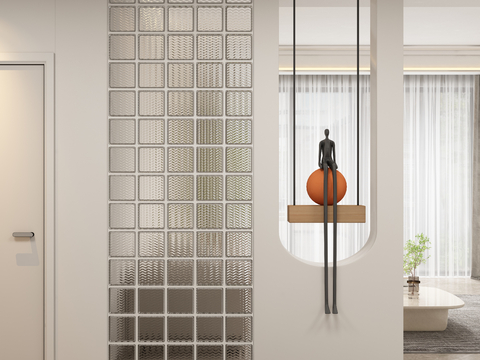 glass brick partition