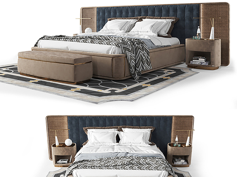 Affordable Luxury Style Double Bed