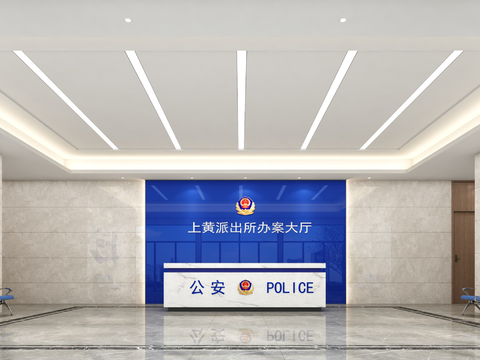 Modern Public Security Lobby Party&Government Office Lobby