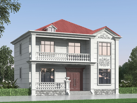 European-style single-family villa appearance