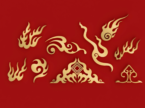 Fire Pattern Fire Flame Icon Pattern