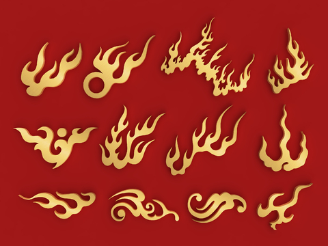 Fire Pattern Fire Flame Icon Pattern