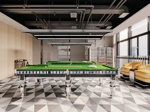 Modern Billiard Room