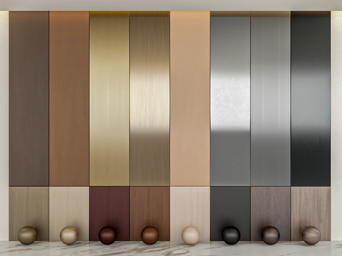 brushed metal wood grain siding