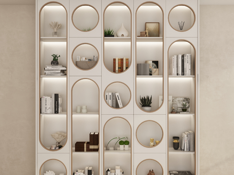 Modern Decorative Cabinet Bookcase