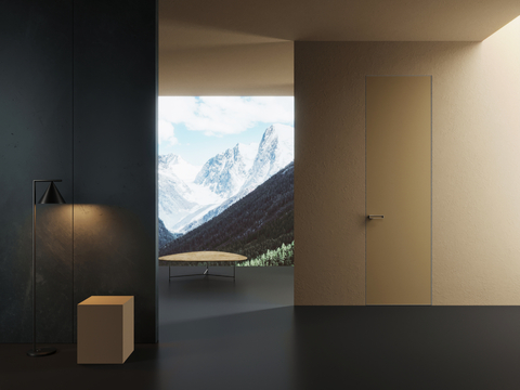 Modern Minimalist Door Swing Door Invisible Door