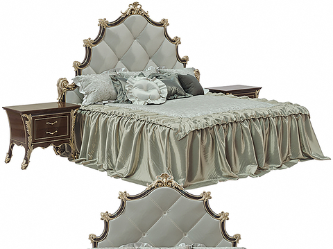 European-style double bed