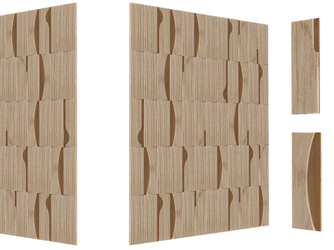 Solid Wood Wall Decorative Wall Partition Wall Art Wall