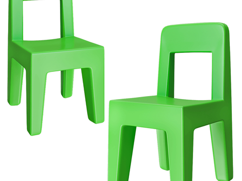 Magis children's chair green chair