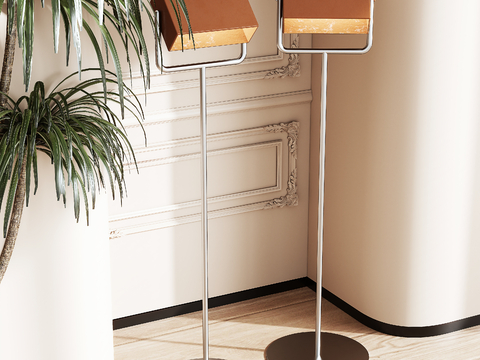 Simple floor lamp