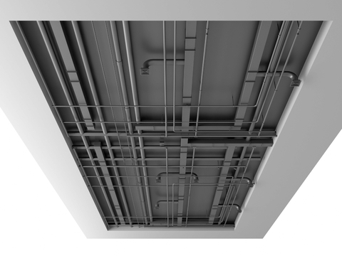 Industrial wind pipe ceiling