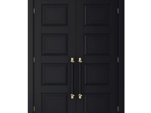 Middle style double door