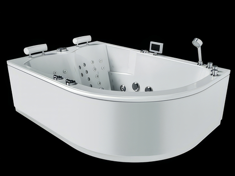 Angle bathtub Jacuzzi