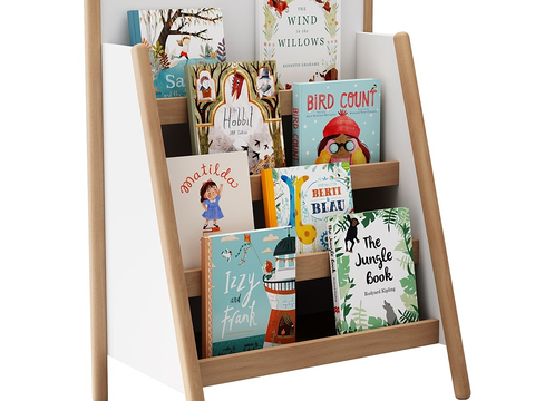 Nordic Bookshelf Magazine Rack