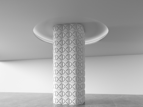 Modern special-shaped column decorative column modeling column