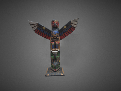 Totem Pole Wooden Totem Pole Indian Logo Image Tribal Totem