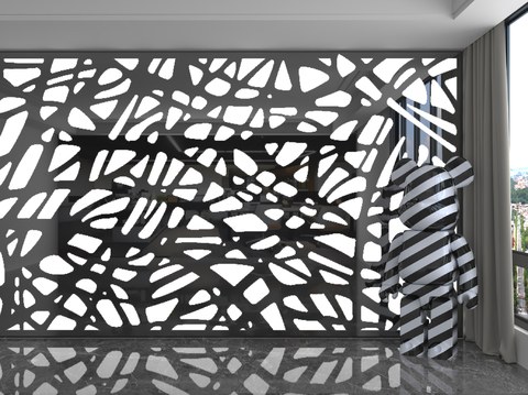 Modern art Wall luminous background