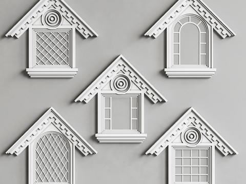 French windows, arched windows, casement windows