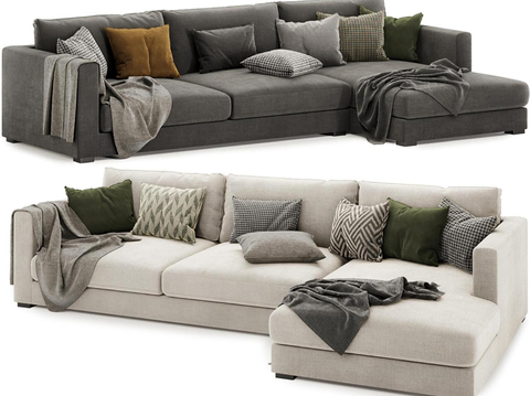 Multi-person sofa Corner sofa