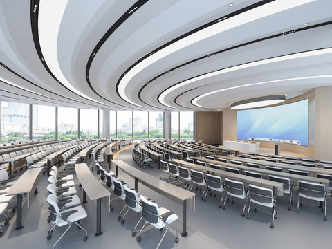 Modern Report Hall Conference Room Training Room