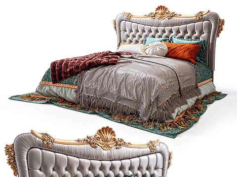 European-style double bed