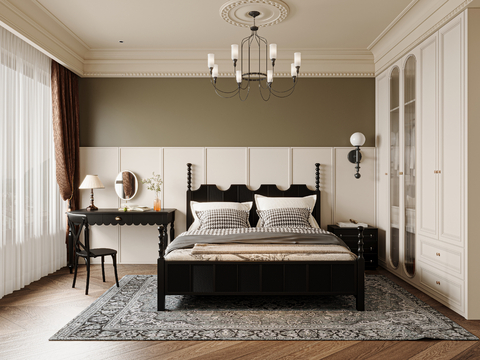 Middle Style Master Bedroom