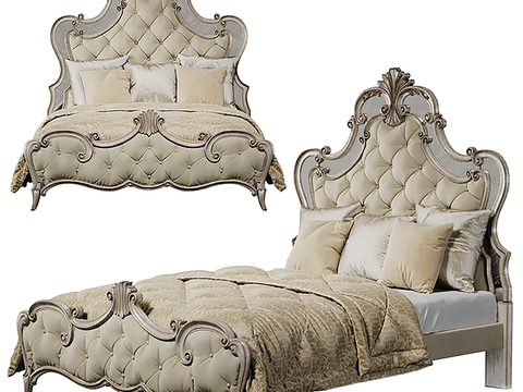 European-style double bed