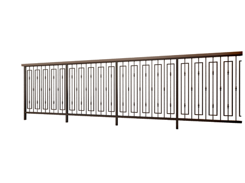 Wrought Iron Railing Guardrail Fence