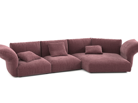 Modern petal sofa multiplayer sofa