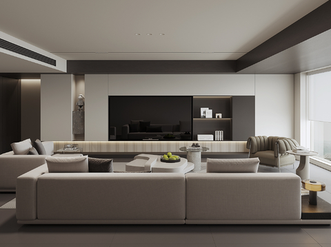 Modern Minimalist Living Room