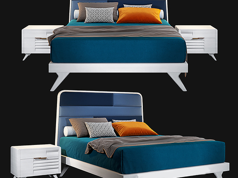 Simple Double Bed