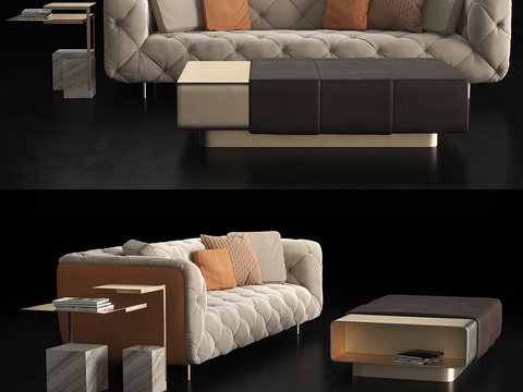 Affordable Luxury Style Combo Sofa