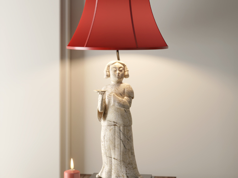 Neo-Chinese Style Table Lamp Ladies Table Lamp