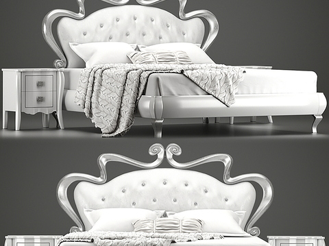 European-style double bed