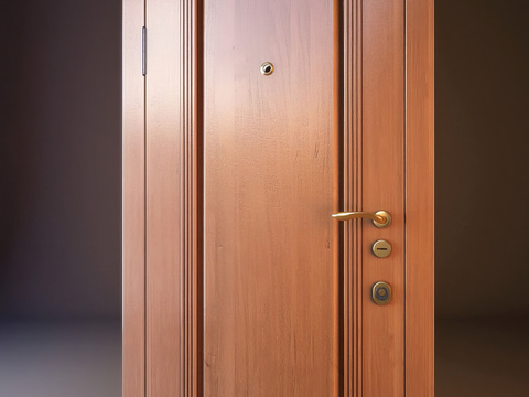 Jianou wooden door single door bedroom door