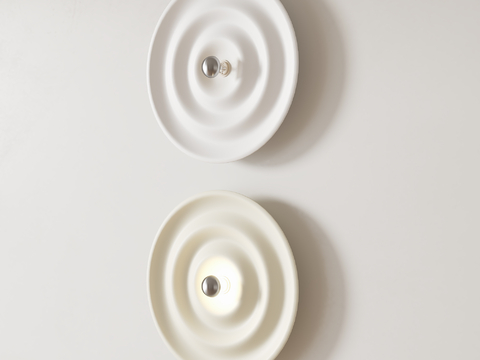 Cream Style wall lamp flying saucer wall lamp