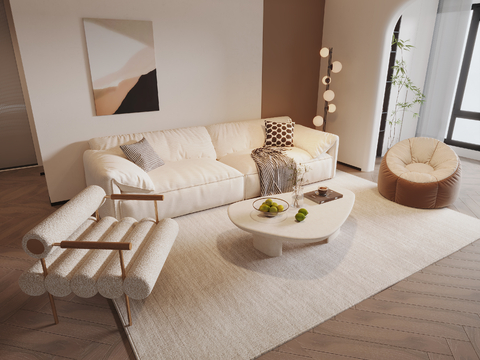 Cream Style sofa Sectional Sofa