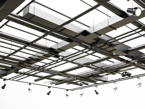 Industrial Ventilation Duct Ceiling