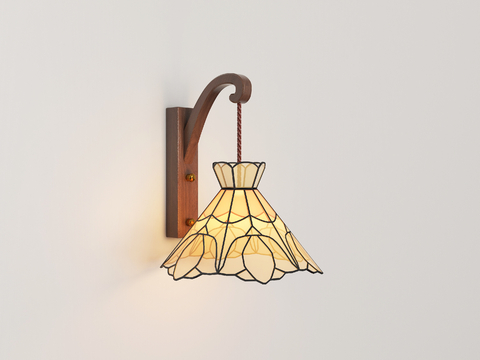 Middle style wall lamp