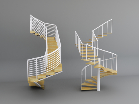 modern revolving staircase