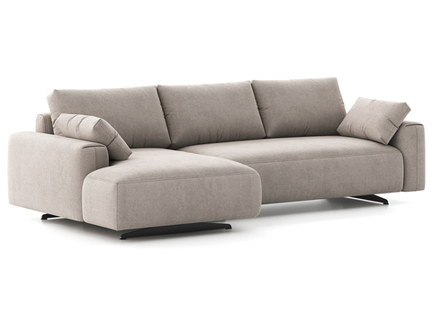 Modern corner sofa multiplayer sofa