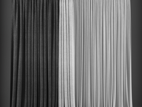 Modern Curtain Solid Color Curtain