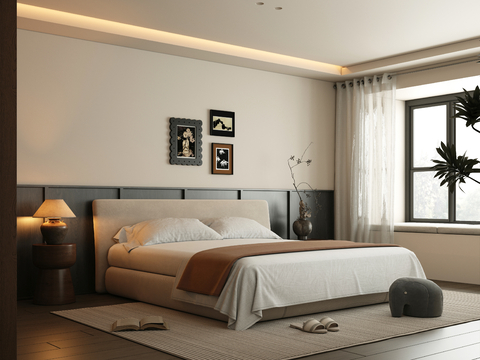 Middle Style Master Bedroom