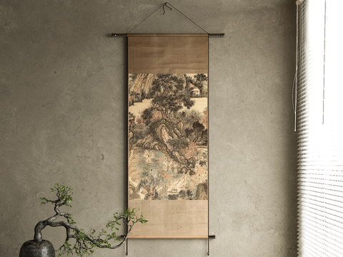 Chinese decorative painting scroll painting hanging painting