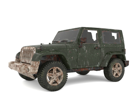 Jeep Cars Broken Cars After War Jeep Cars