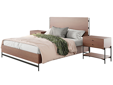 Simple Double Bed