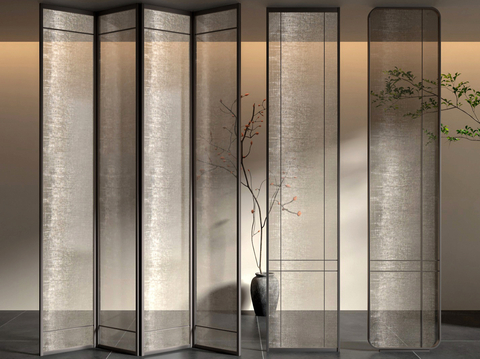 Mid-century Style partition wire glass partition