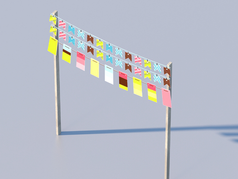 Flag, colorful flag, decorative flag