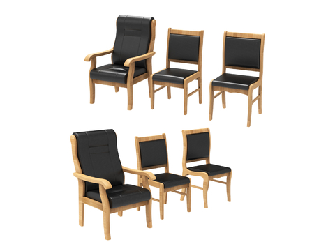 Modern Meeting Chair Wooden Chair Office Chair